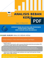 Pedoman Analisis Beban Kerja 2019