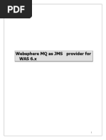 Websphere MQ As JMS Provider For WAS 6.x