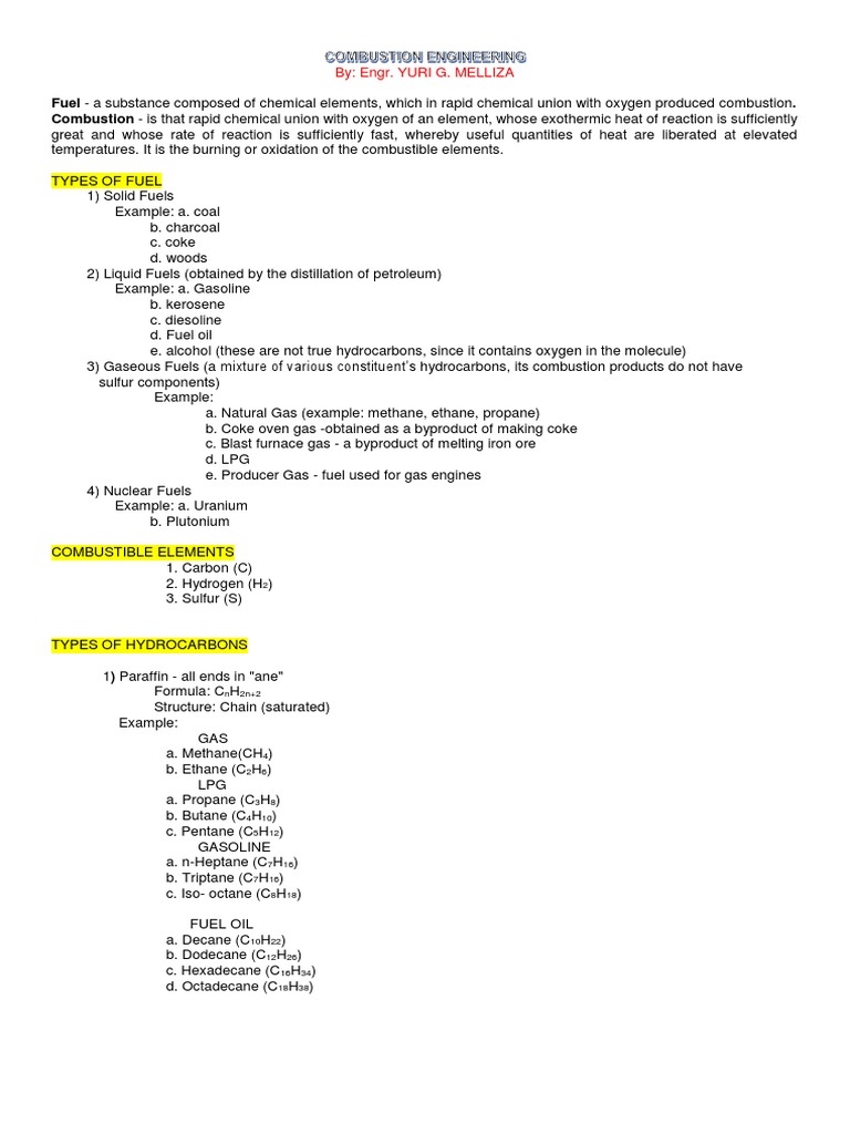 Combustion Engineering | PDF | Air Pollution | Combustion