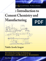 Concise Introduction To Cement Chemistry and Manufacturing PDF
