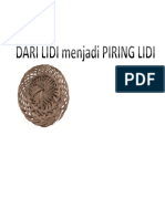 Membuat Kerajinan Piring Lidi Sawit