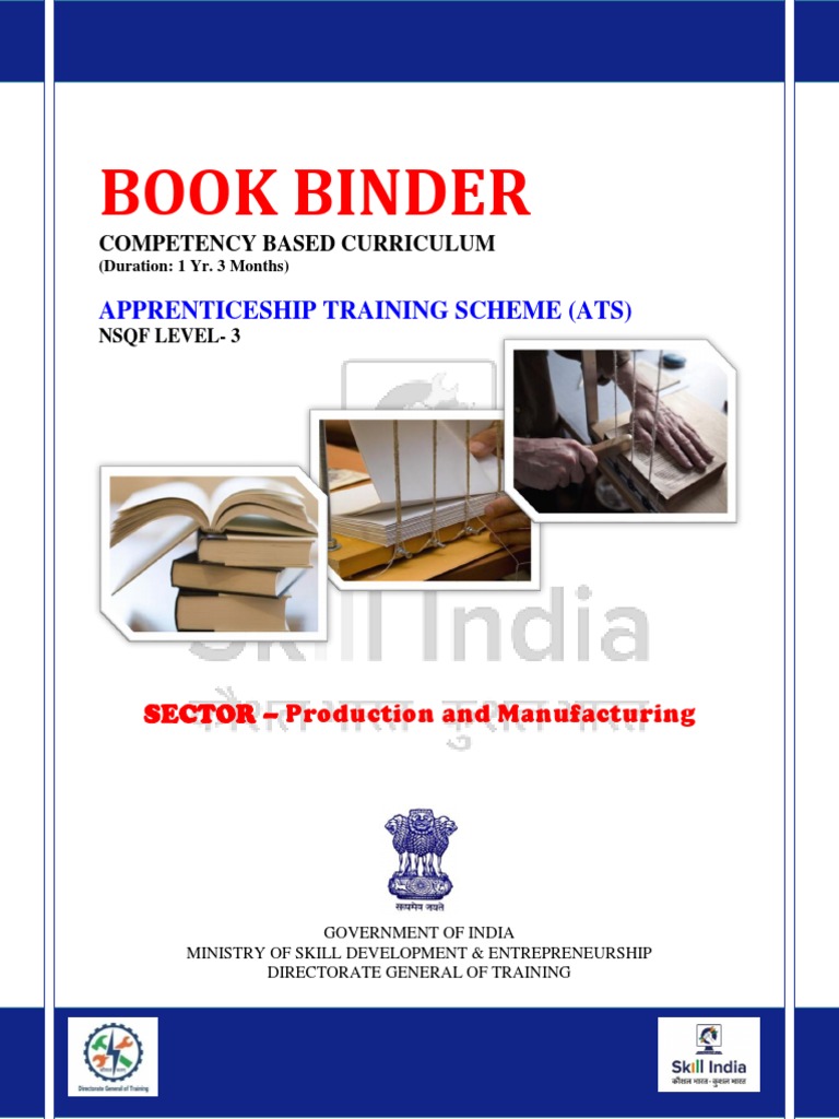Book Binder Apprenticeship Training Curriculum PDF Apprenticeship
