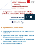 Presentazione Salvatore Strozza - Incontro "Immigrazione e Processi D'integrazione"