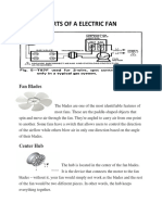 Parts of A Electric Fan