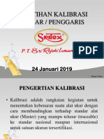 Pelatihan Kalibrasi Mistar