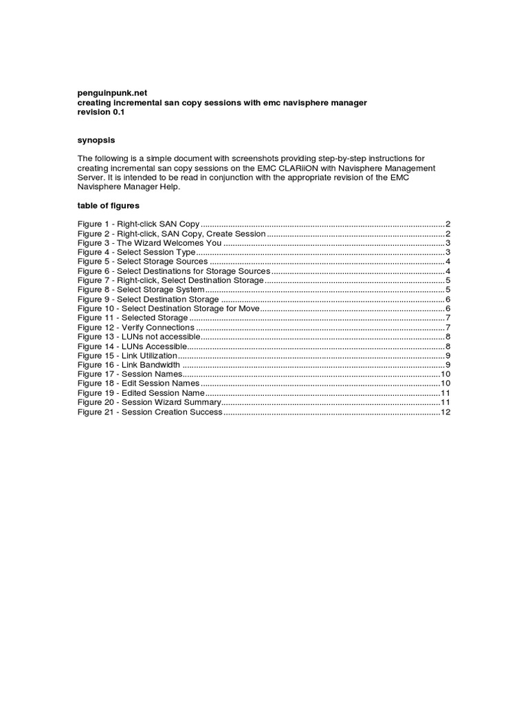 Incremental SAN Copy with Navisphere | PDF | Computer Engineering ...