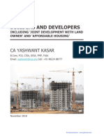 Note On GST For Builders and Developers CA Yashwant Kasar