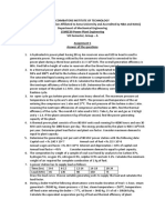 CIT Power Plant Engineering Assignment 5 Solutions