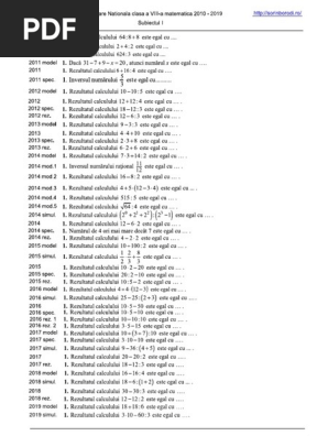 Evaluari Nationale Pdf