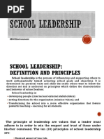 School Leadership