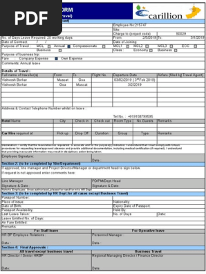 Leave Form