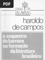 CAMPOS, Haroldo de - O Sequestro Do Barroco