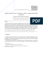 Liquid Products From Verbascum Stalk by Supercritical Uid Extraction