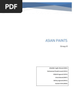 Managing Uncertainty - Asian Paints