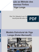 Viga - Longa Flexão Simples - Matriz de Rigidez