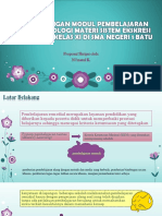 Pengembangan Modul Pembelajaran Remedial Biologi Materi Sistem Ekskresi