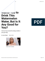Is Beyonce's Watermelon Water Good For You? - Health