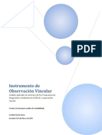 Análisis Del Instrumento de Observación Vincular