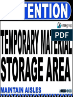Temporary Material Storage