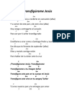 Transfigúrame Jesús