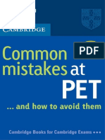 2 Common Mistakes at PET PDF