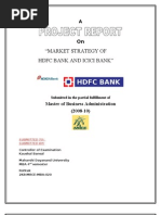 Market Strategy of HDFC and Icici Bank