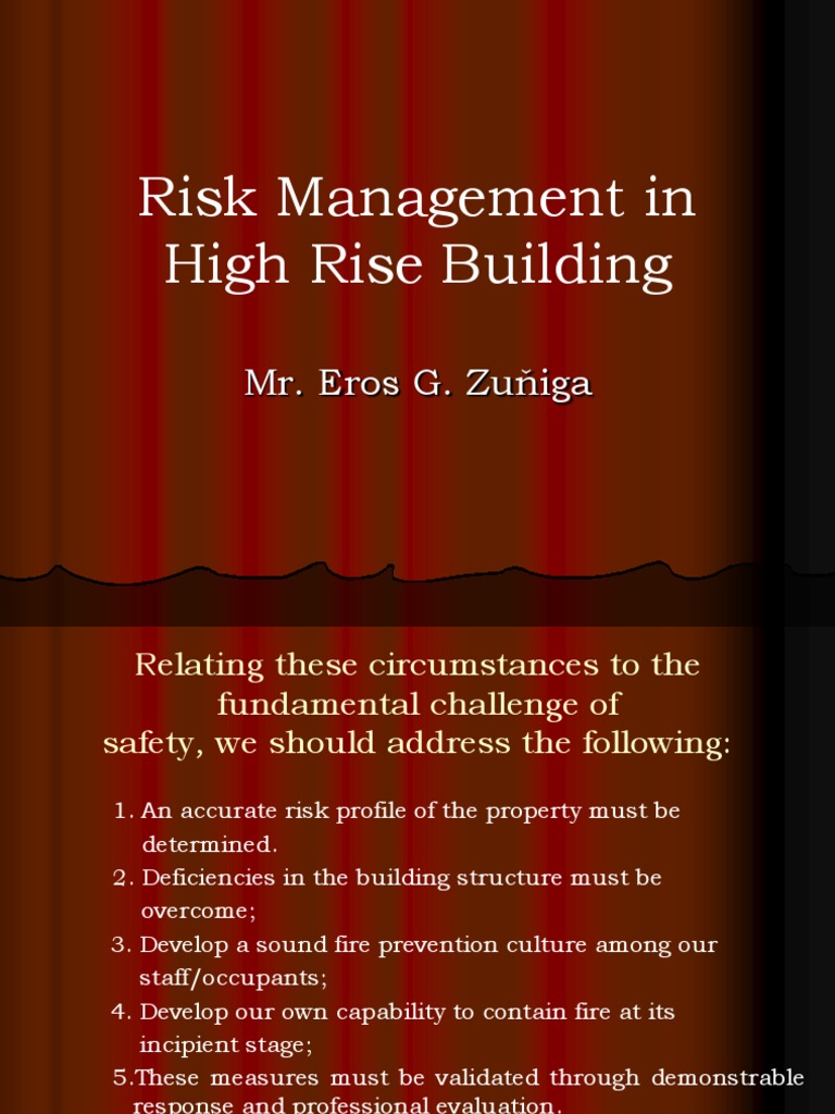 Day 3 Risk Management in High Rise Building | PDF | Risk Management