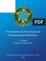 Formulario Fitoterapico Brasileiro 2018 1 Edição PDF