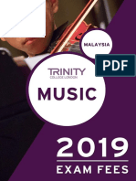 2019 Fee Sheet - Classical Music