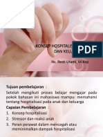 Konsep Hospitalisasi Pada Anak