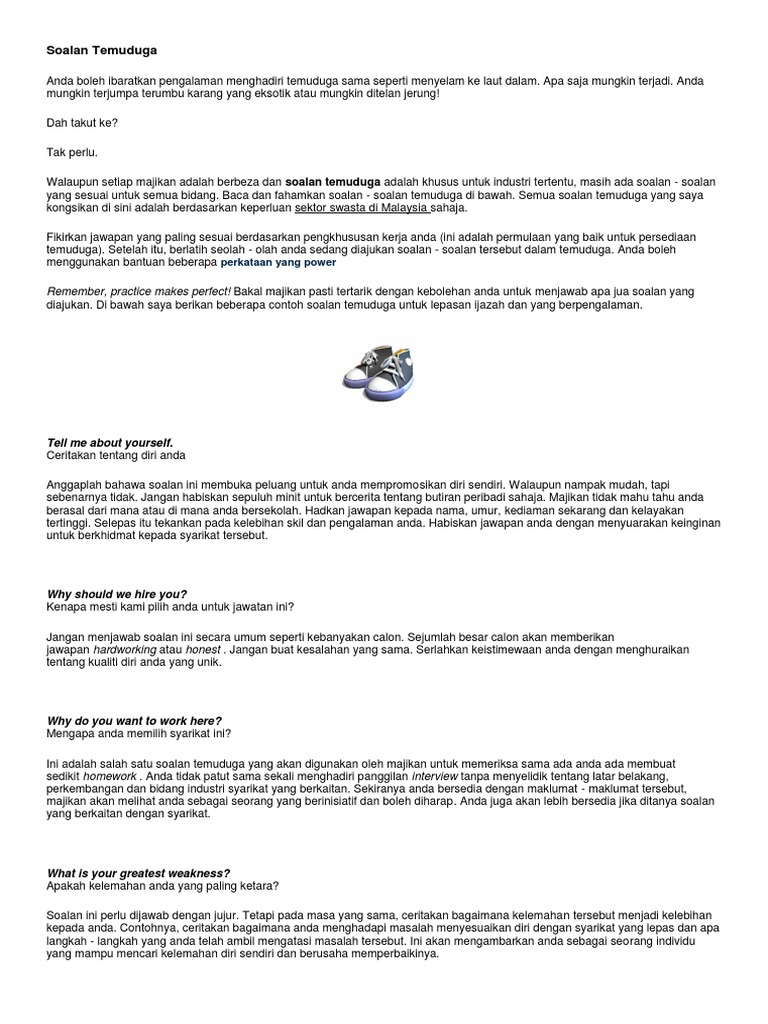 Soalan Temuduga Pdf