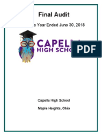 June 2018 Audit of Capella High School in Warrensville Heights