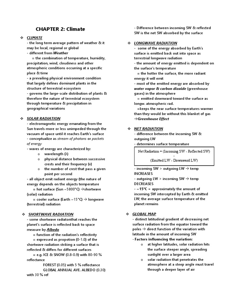 Chapter 2 Climate Download Free Pdf Water Vapor Rain