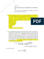 Fisicoquímica Ejercicios 2 y 6