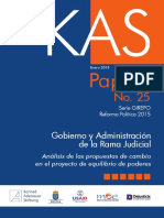 Análisis de Las Propuestas de Cambio en El Proyecto de Equilibrio de Poderes - Dejusticia