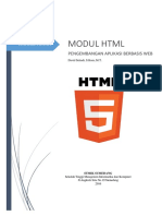 Modul Aplikasi Berbasis Web - HTML