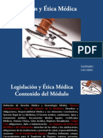 Presentación Legislación y Ética Médica Clase 1