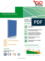 AEP-255/275P-60 POLYCRYSTALLINE SOLAR MODULE