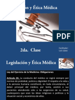 Presentación Legislación y Ética Médica Clase 2