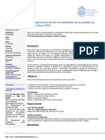 Uso y Aplicacion - Excel PDF