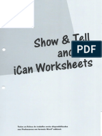 New Wave Revolution 9 - Show & Tell - Ican Worksheets PDF
