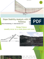 Slope Stability Analysis With Slices Method (Fellinius)