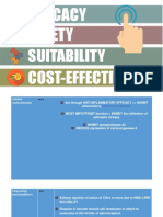 Efficacy Safety Suitability Cost-Effectiveness