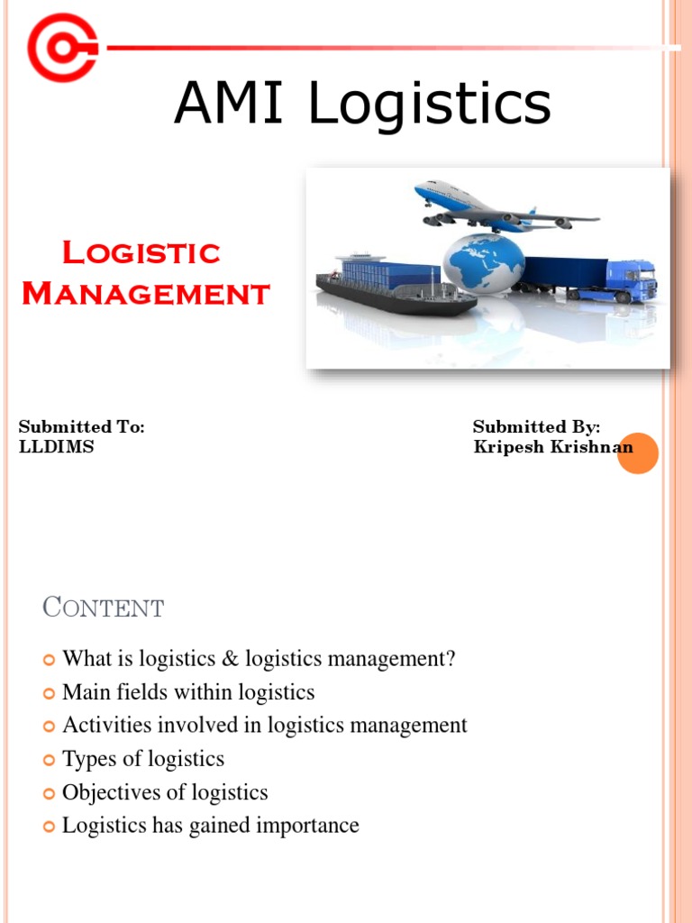 Logistics Management PDF Logistics Systems Science