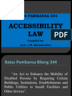 Batas Pambansa 344: Accessibility LAW