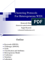 Clustering Protocols For Heterogeneous WSN: Kianoosh Mada Sajjad Kazemi