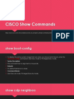 CISCO Show Commands