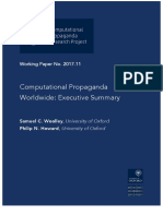 Computational Propaganda Worldwide: Executive Summary: Working Paper No. 2017.11