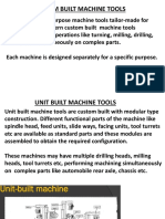 Unit Built Machine Tools