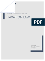 Taxation Law: Central Excise Tariff Act, 1985